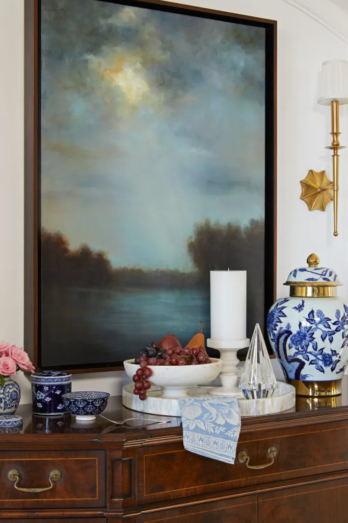 Calabasas Traditional: the dining room