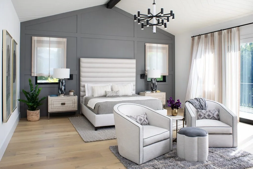Modern Farmhouse: the bedroom